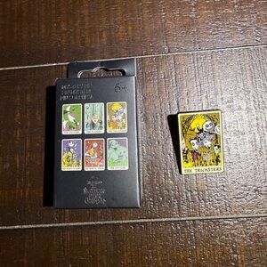 The Nightmare Before Christmas “Tarot Card” Glow-in-the-Dark Pin